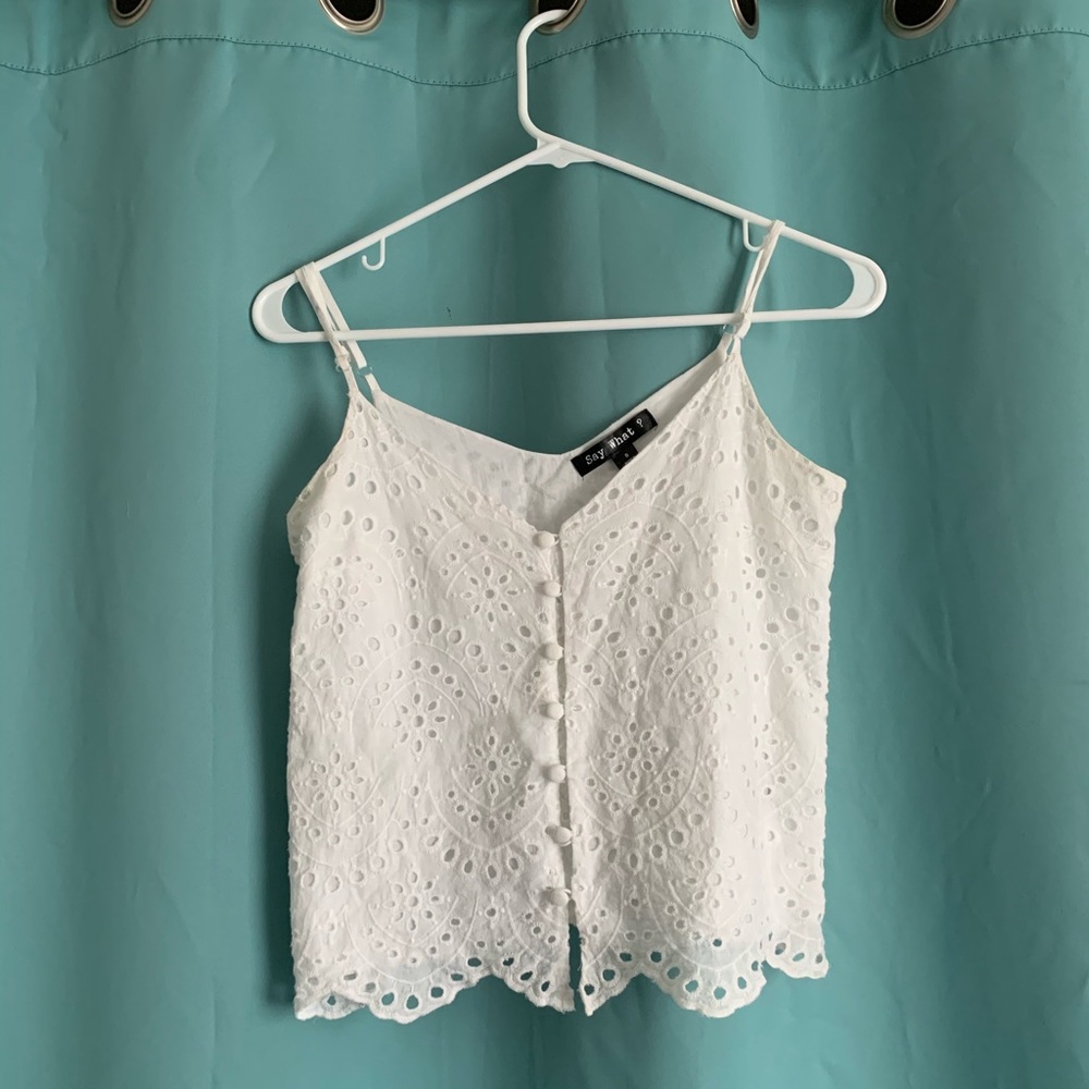 Lace tank